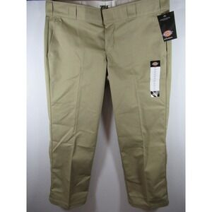 NEW Dickies 774 Straight Leg Work Pants Petite Women 10P Beige Workwear
